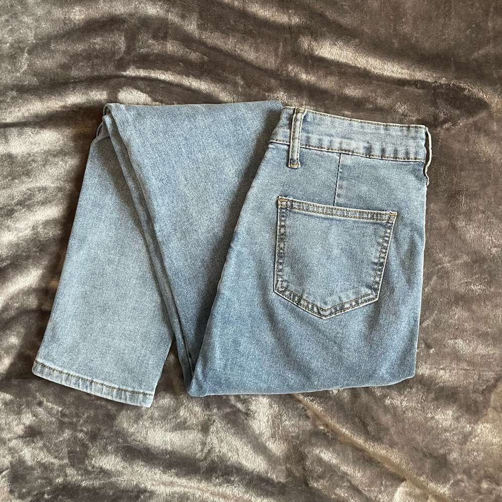 SHEIN Light Blue Skinny Jeans